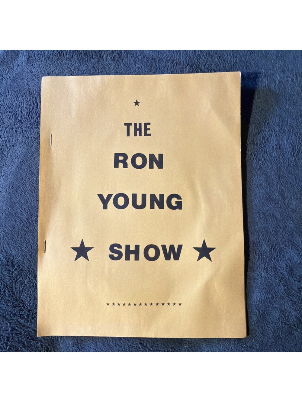 1980’s The Ron Young Show Script Scrapbook Elvis Imitator